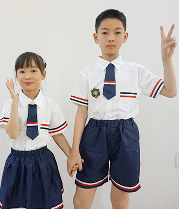 中小学生夏季校服定制 112